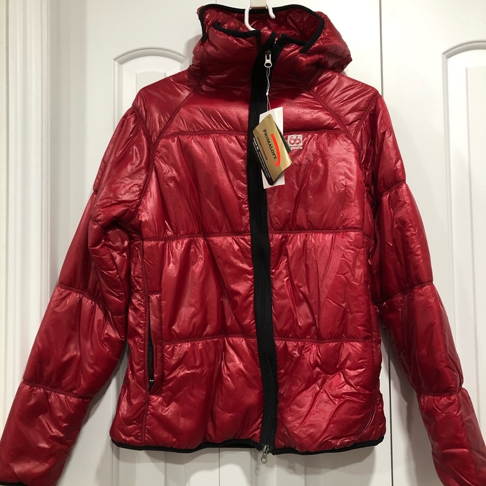 66 North Iceland 🇮🇸 Women's Red Puffer Jacket